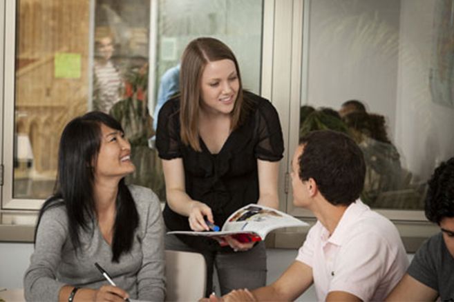 Students group in Brisbane campus