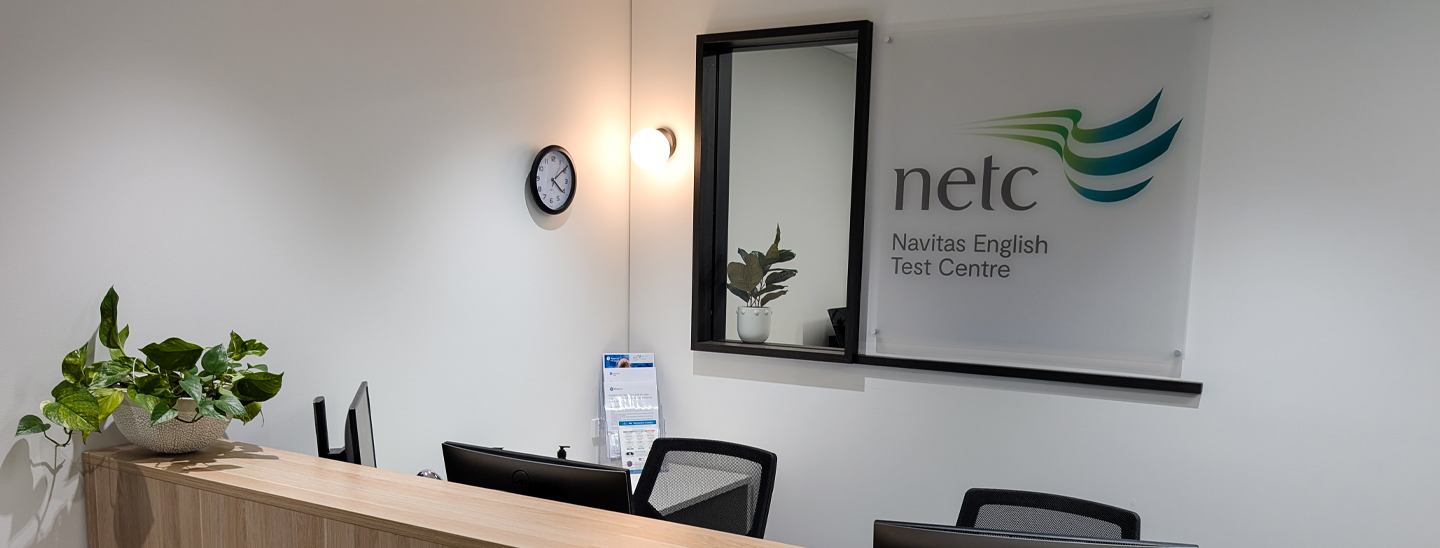 Brisbane test centre reception area