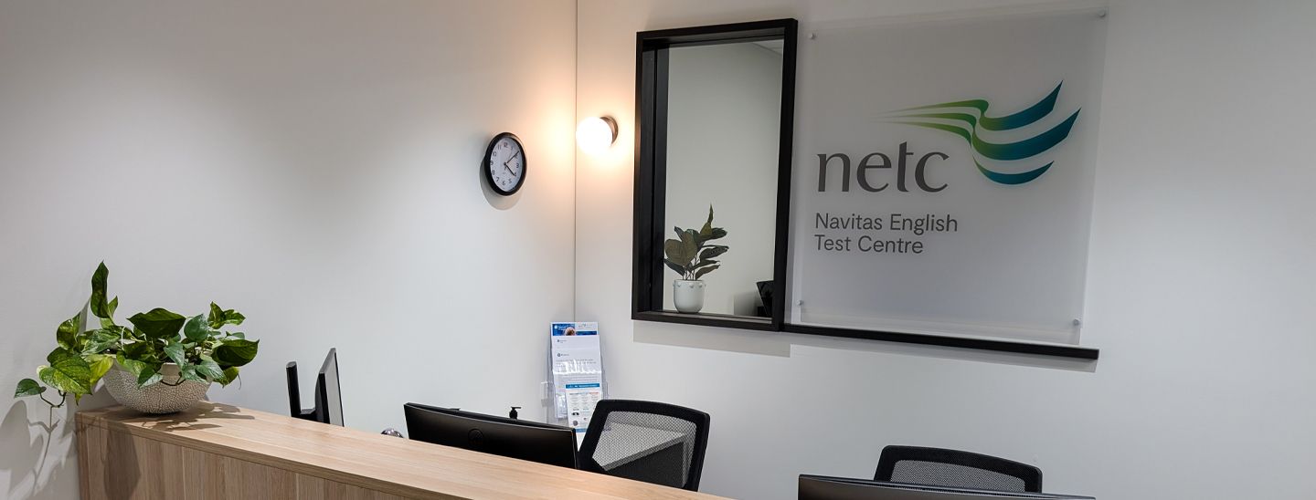 Brisbane test centre reception area