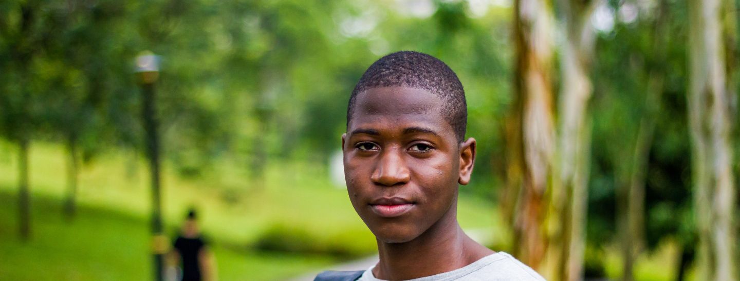 Student outside